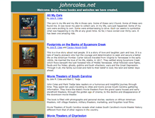 Tablet Screenshot of johnrcoles.net